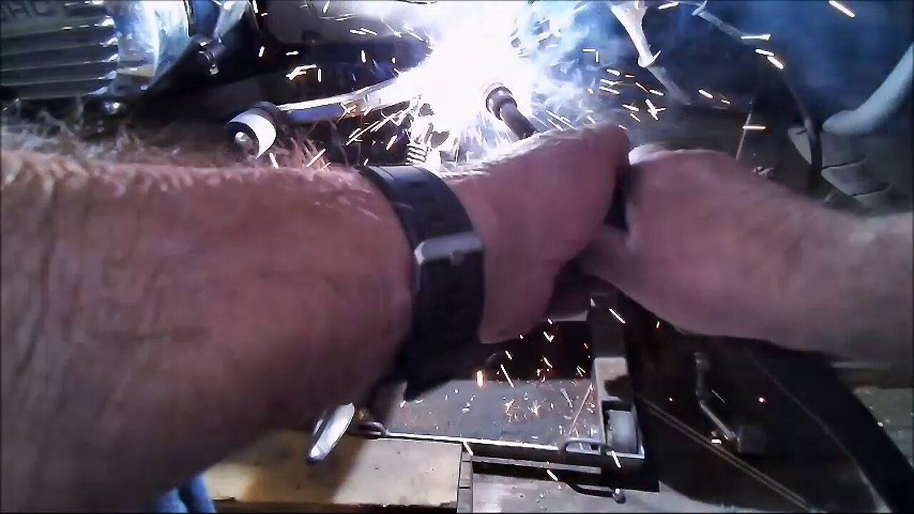 Welded the shift lever