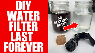 DIY: Genius Water Filter That Sets Up In Seconds And Last A Lifetime