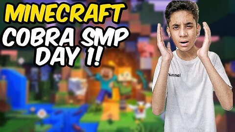 Minecraft Cobra Smp Day 1 ❤️