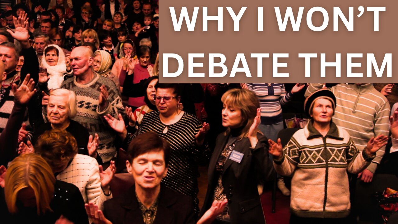 I Say Fundamentalist Churches Are CULTS. A Debate With Apologists? Here Is Why I Never Will.