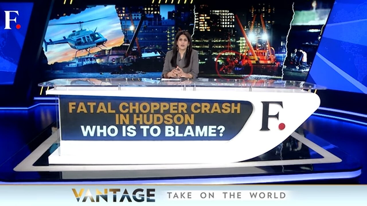 New York: Tourist Helicopter Crashes in Hudson, Six Killed