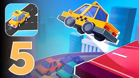 Taxi Run: Traffic Driver - Gameplay Walkthrough Part 5 - Level 81-100 (iOS, Android)
