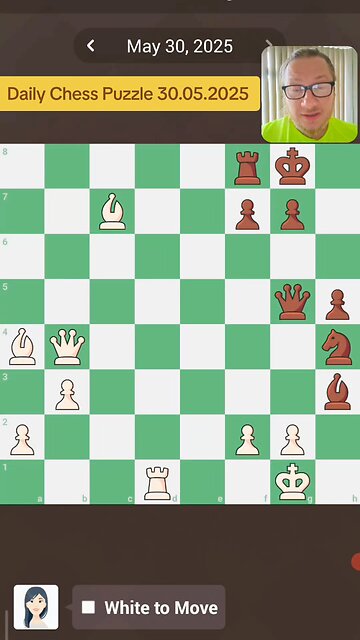 Daily Chess Puzzle 30.05.2025