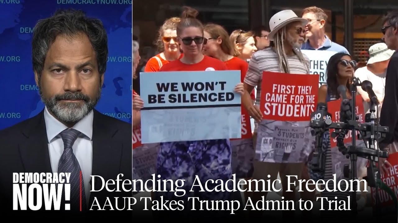 “Ideological Deportation”: AAUP v. Rubio Trial Challenges Trump Crackdown on Pro-Palestine Students