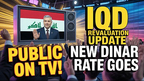 IQD Revaluation Update – New Iraqi Dinar Rate Goes Public on TV! 💥 Today's IQD News!