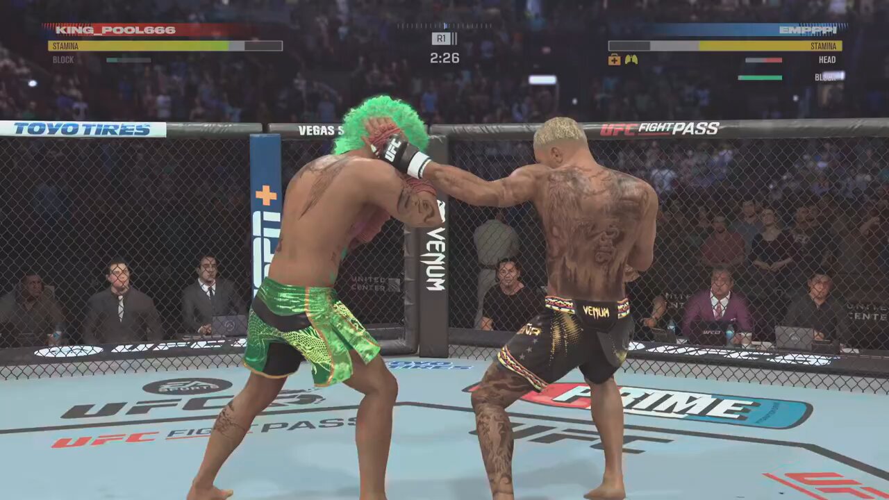 UFC spin kick Knock out