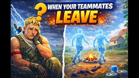 POV: Your Fill Teammates Leave, So You Have to Clutch Up