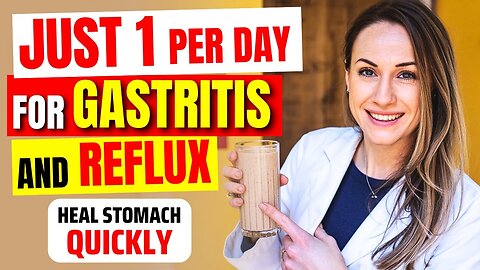 Daily Simple Beverage That Heals Your Stomach Fast! (Acid Reflux & Gastritis Relief) | JN66