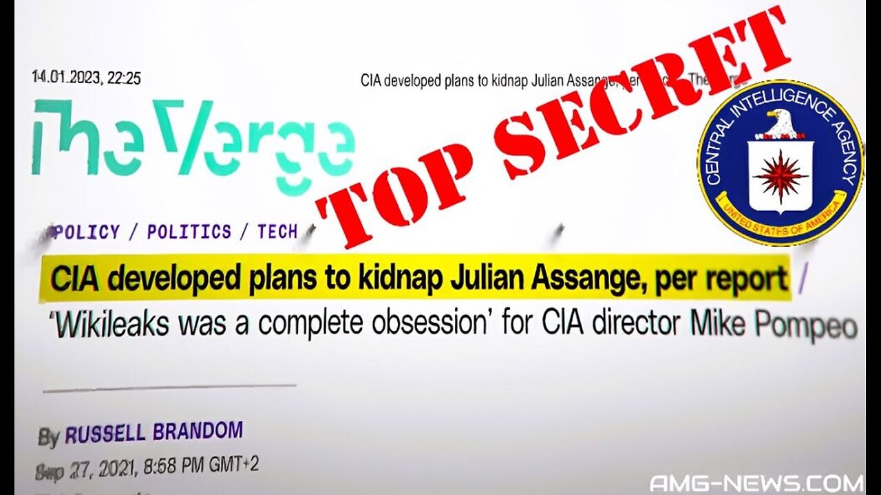 ODKRYTO: DLACZEGO CIA NIE ZDOŁAŁA ZABÓJSTWA JULIANA ASSANGE'A! ...