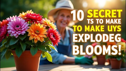 "10 Hidden Tricks to Make Your Potted Plants EXPLODE with Blooms! (Secret Gardening Hacks Revealed)"