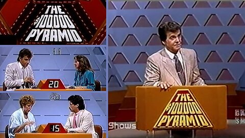 The $100,000 Pyramid (1985) Dick Clark Hosts Classic Game Show Episode