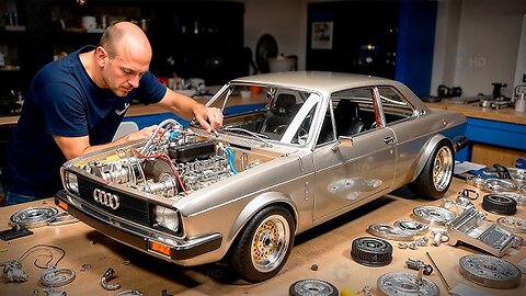 MAN Builds an INCREDIBLE $7,000 SCALE CAR With FULLY FUNCTIONAL ENGINE