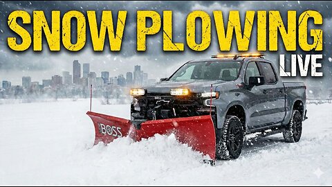 Snow Plowing in Denver, CO! with #Starlink