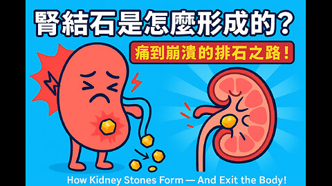 腎結石是怎麼形成的？痛到崩潰的排石之路！｜How Kidney Stones Form and Exit the Body — The Agonizing Truth!