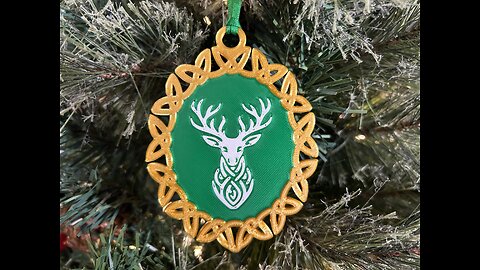 White Stag Ornament
