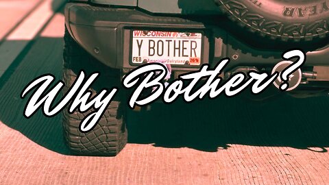 "Why Bother?" - Worship Service - September 14, 2025