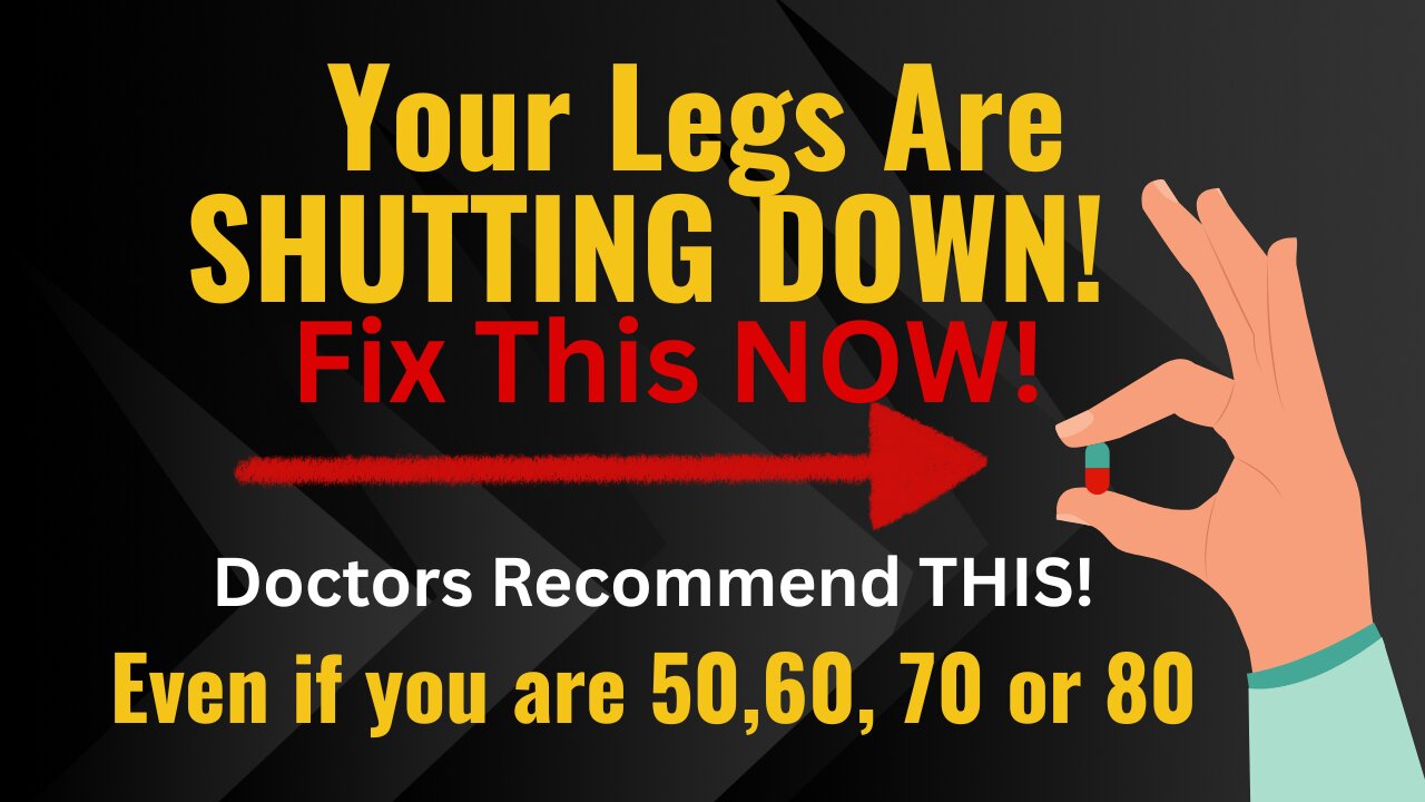 ⚠️ Leg Weakness is a Warning! Eat These 6 Foods to Regain Strength #legweakness #legcramps