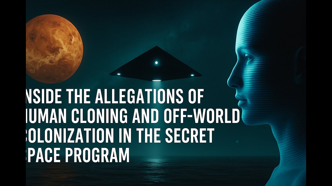 🧬 27. Secret Space Program and Human Cloning Allegations