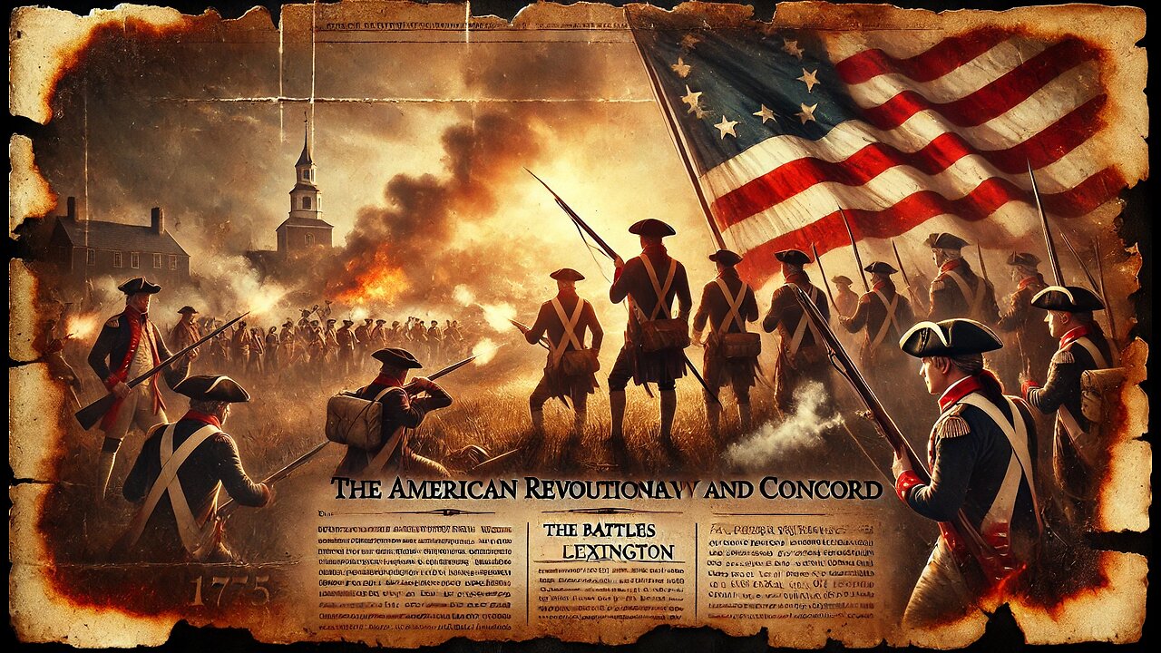 The American Revolutionary War The Battles of Lexington and Concord
