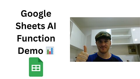 Google Sheets AI Function Demo 🛠️