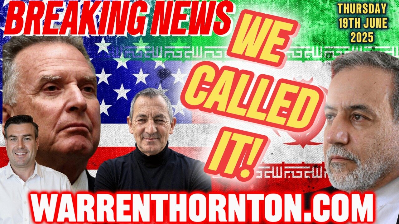 BREAKING NEWS! WE CALLED IT! WITH WARREN THORNTON & PAUL BROOKER