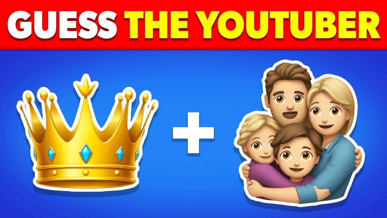 Guess the YOUTUBER by Emoji? 🎥 Quiz Blitz