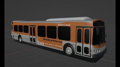 Anime Girl Getting On The Nabi 45c LA Metro Bus In The City