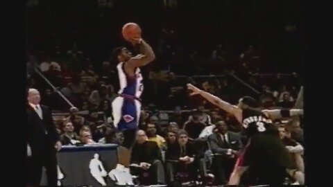 Marcus Camby 16 Pts, Charlie Ward 17 Pts Vs. Trail Blazers, 2000-01.