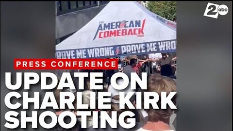 PRESS CONFERENCE: Charlie Kirk Assassination Update