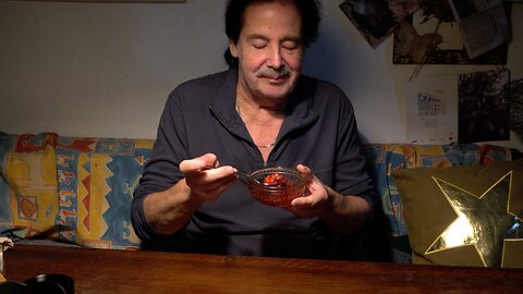 Christoph tastes homemade plum compote. See what happens,
