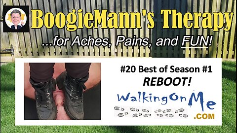 #20 WalkingOnMe "REBOOT" BoogieMann Therapy is a new twist on ancient "ashiatsu" -- massage by foot.