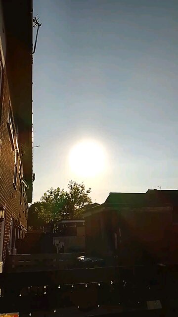 nice to see the sun behind the chemical Agent SS