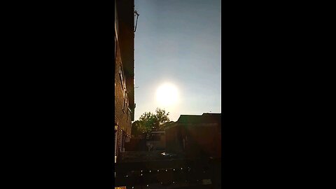 nice to see the sun behind the chemical Agent SS
