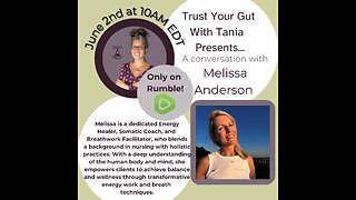 Trust Your Gut with Tania: Episode 17 - A Conversation With Melissa Anderson