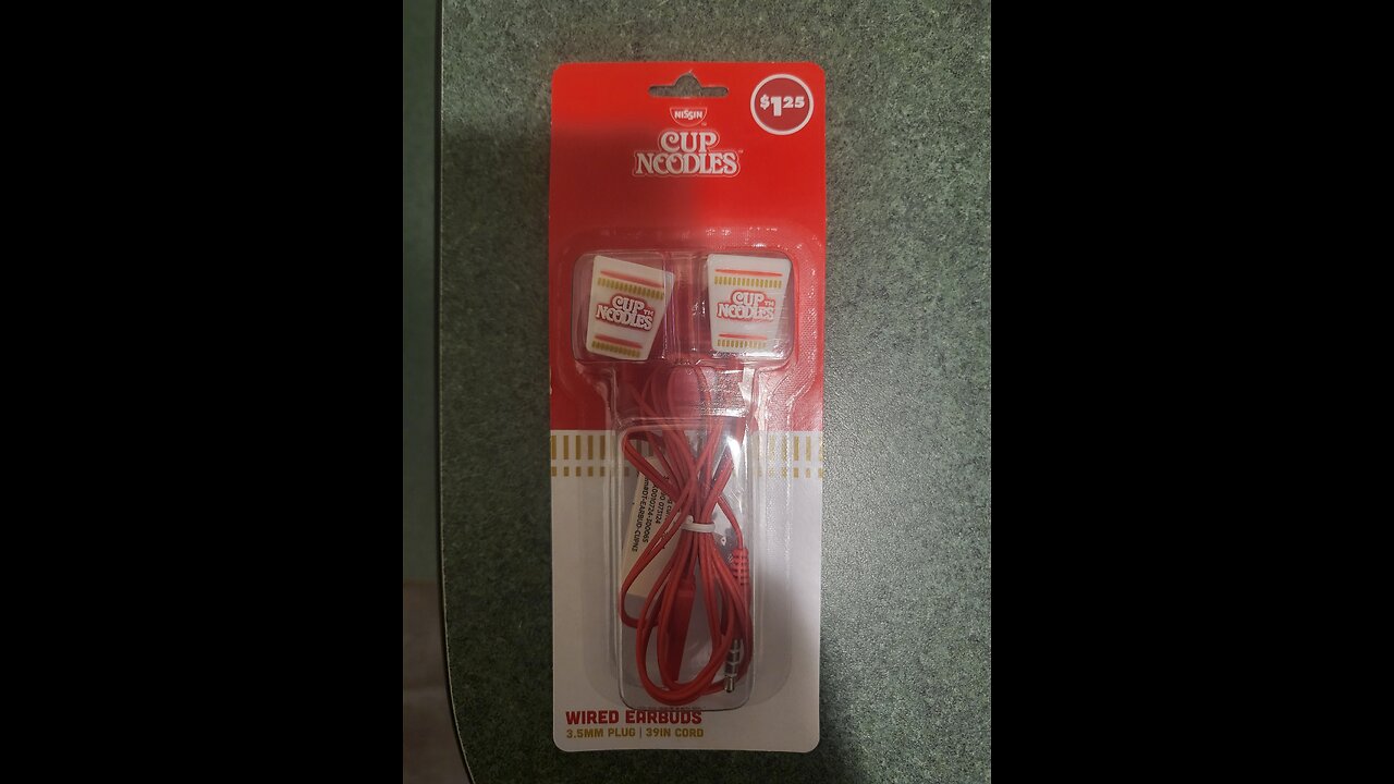I bought some cup noodles earbuds