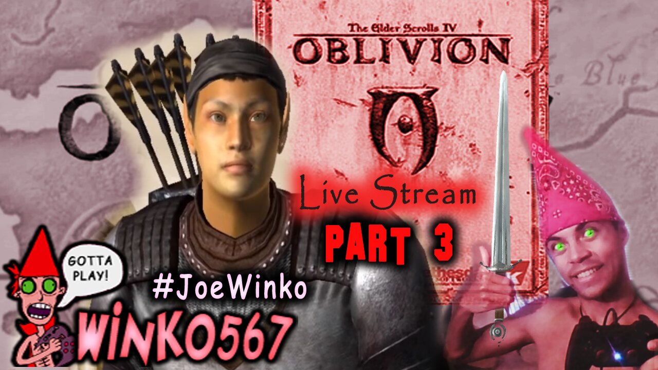 Elder Scrolls IV Oblivion Live Stream Part 03 (Jan 23rd 2018) - Joe Winko