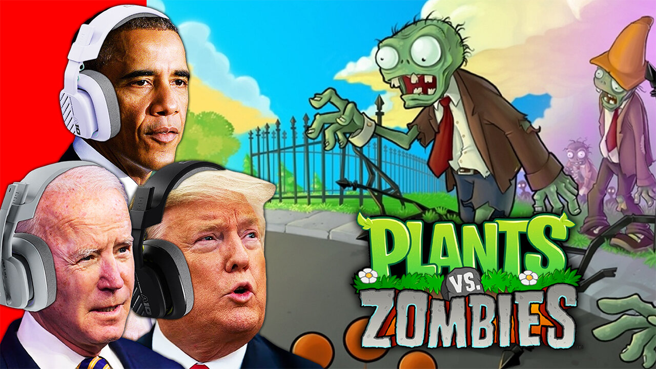 Presidents Play Plants VS Zombies