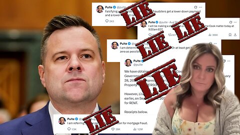 Former Mortgage Professional Destroys Pulte's Lies