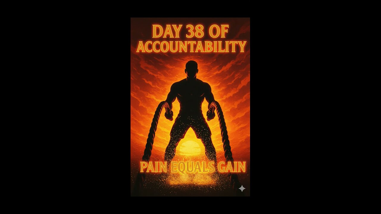 Day 38 of #accountability | Facing the Unknown | Pain Equals Gain