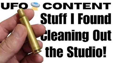 Unfiltered Fan's Only UFO 🛸 Content: Stuff I found cleaning out the studio
