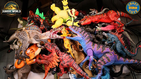 Huge Collection 100+ Jurassic World, Godzilla, King Kong, Jurassic Park Dinosaur Toys Rebirth JW3
