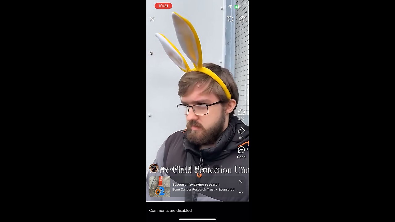 Nonce hunters make pred do rabbit impression at Easter time - Steven Bubb
