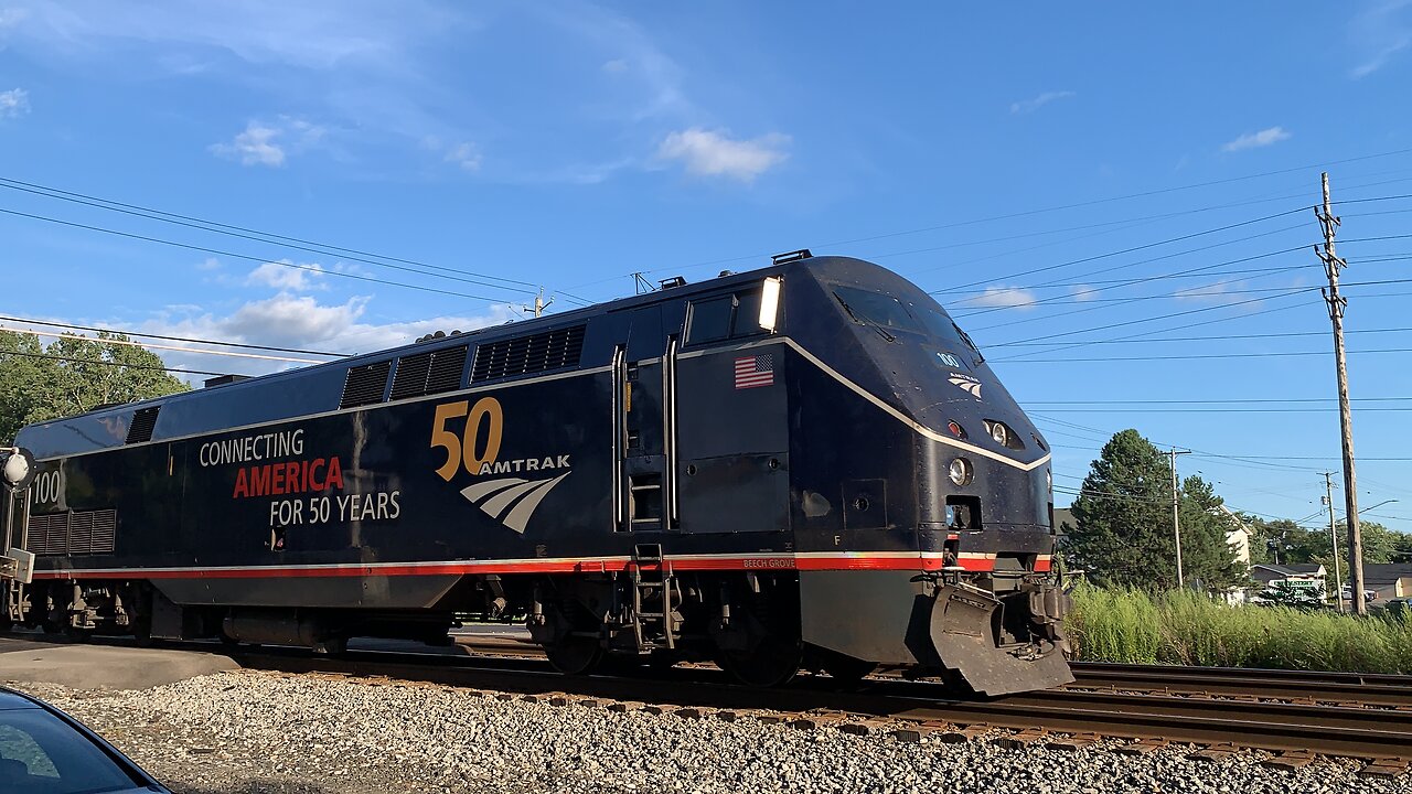 Amtrak 100 with something unexpected at the end