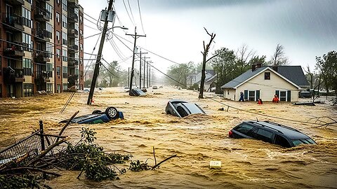 Historic Flash Floods Devastate New York & New Jersey | Real-Time Footage of Urban Chaos 🚨