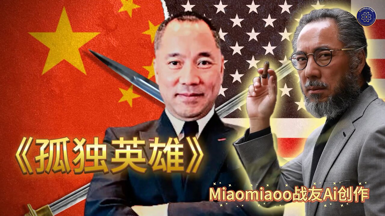 《孤独英雄》 ——Miaomiaoo战友AI创作 你无畏的灵魂闪耀，以不屈意志对抗中共的黑暗！🌠 3/15两周年，郭文贵先生站立在光芒之中，不跪的模样震耳欲聋，你会同行吗？