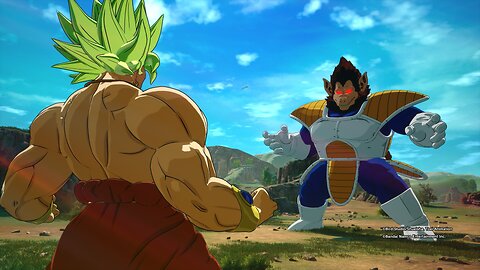 Legendary super saiyan Broly vs Great Ape Vegeta Dragon ball sparking zero gameplay