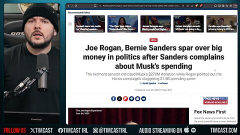 Joe Rogan HUMILIATES Bernie Sanders, Democrat Has No Answers To Back Up Leftist & Liberal Claims