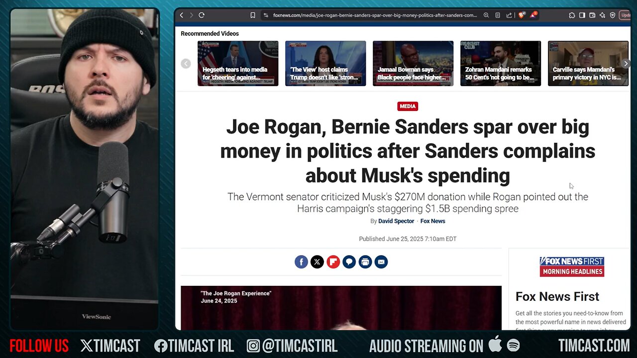 Joe Rogan HUMILIATES Bernie Sanders, Democrat Has No Answers To Back Up Leftist & Liberal Claims