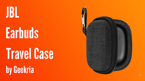 JBL Earbuds Travel Case Cover | Geekria