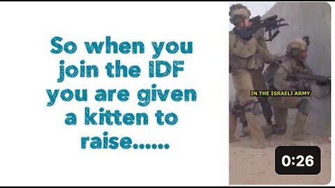 "Unlocking IDF Culture: How Every Recruit Raises a Kitten for Character Building"